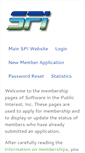 Mobile Screenshot of members.spi-inc.org