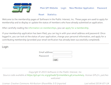 Tablet Screenshot of members.spi-inc.org