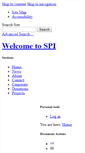 Mobile Screenshot of oldwww.spi-inc.org